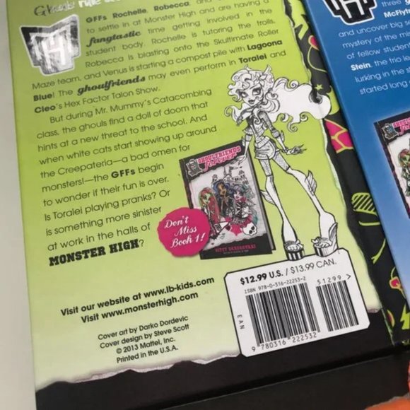 ❤️‍🔥 2 For $30 ❤️‍🔥 Monster High - Ghoul School Books #2, #3, #4, #4.5 - Picture 13 of 16